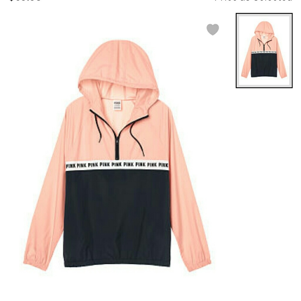 Vs PINK Anorak pull over